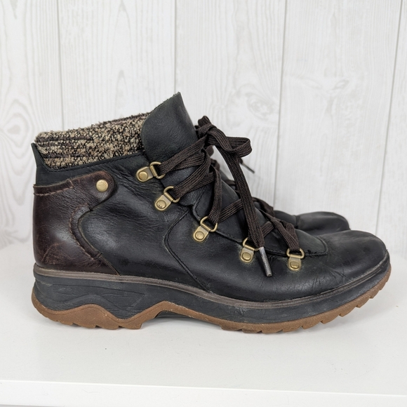 Merrell Eventyr Bluff Fashion Hiking Boots Size 9 Women's Black Brown Leather - Picture 6 of 13